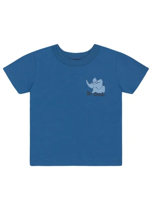 Conjunto Camiseta e Bermuda Menino Bee Loop Azul - BEE LOOP