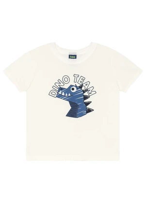 Conjunto Camiseta e Bermuda Menino Bee Loop Branco - BEE LOOP