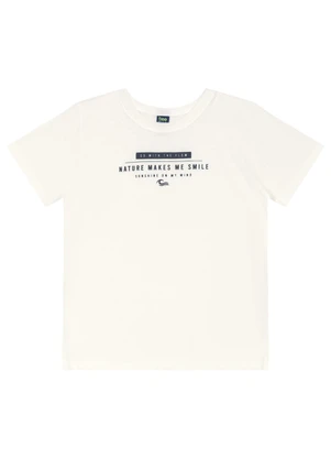 Conjunto Camiseta e Bermuda Menino Bee Loop Branco - BEE LOOP