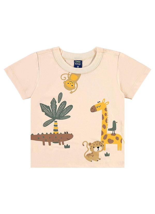 Bee Loop - Conjunto Camiseta e Bermuda Menino Bege 4