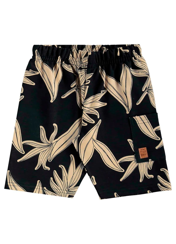 Bee Loop - Conjunto Camiseta e Bermuda Menino Bege 4