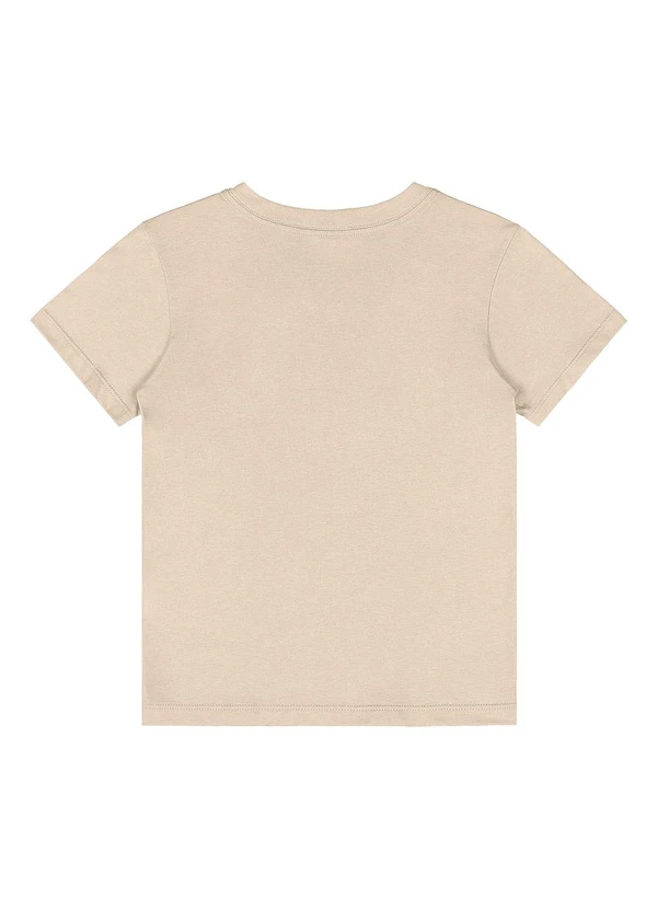 Quimby - Conjunto Camiseta e Bermuda Menino Bege 5