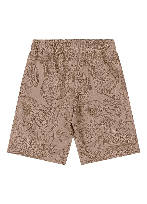 Quimby - Conjunto Camiseta e Bermuda Menino Bege 6