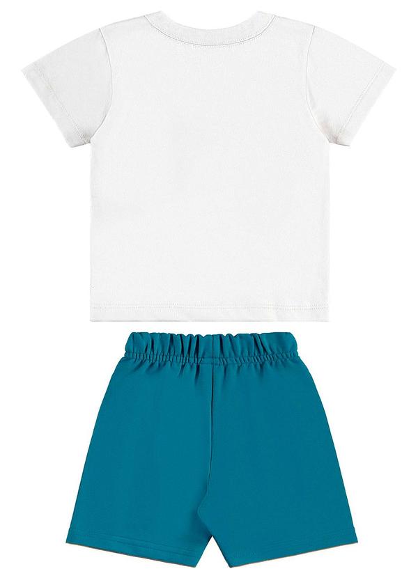 Bee Loop - Conjunto Camiseta e Bermuda Menino Branco 2