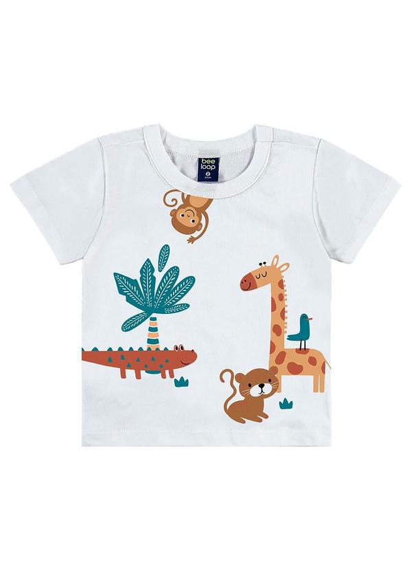 Bee Loop - Conjunto Camiseta e Bermuda Menino Branco 3
