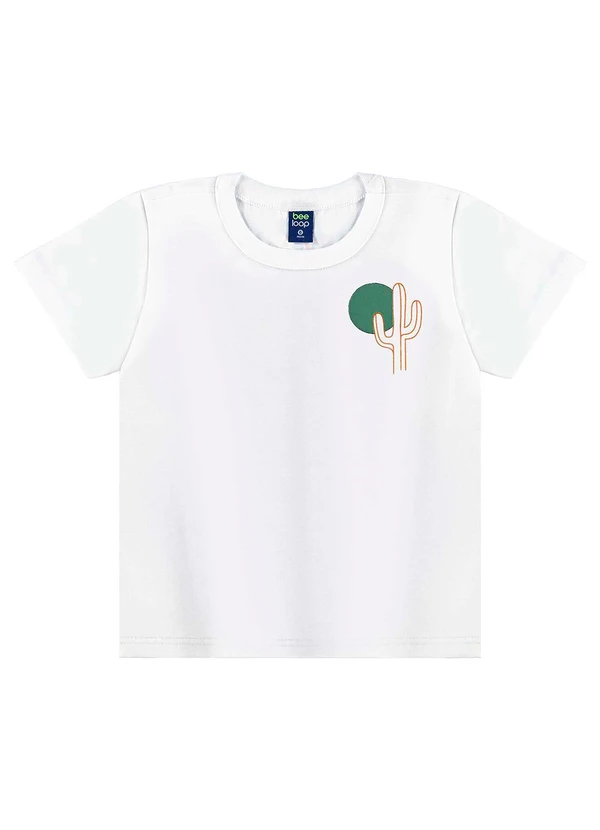 Bee Loop - Conjunto Camiseta e Bermuda Menino Branco 5