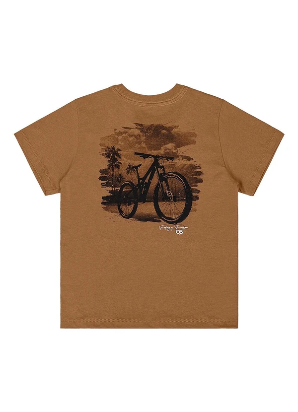 Quimby - Conjunto Camiseta e Bermuda Menino Marrom 6