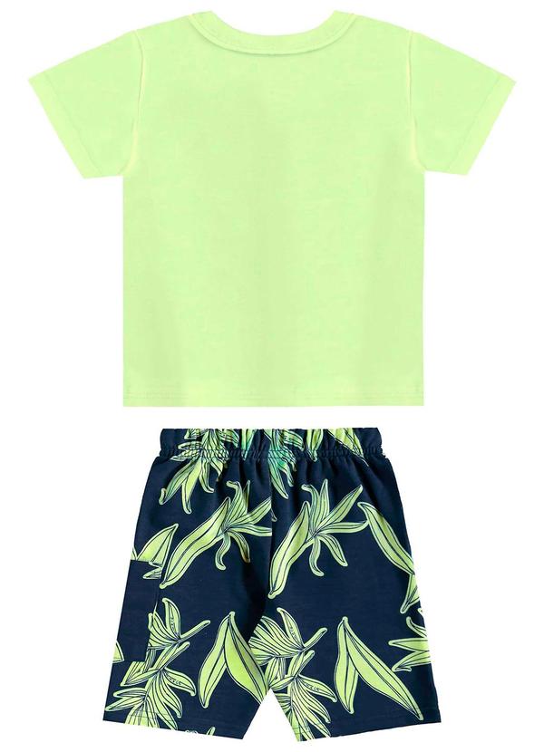 Bee Loop - Conjunto Camiseta e Bermuda Menino Verde 3