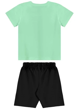 Bee Loop - Conjunto Camiseta e Bermuda Menino Verde - BEE LOOP