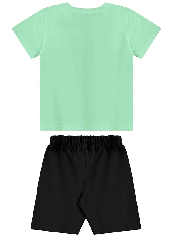 Bee Loop - Conjunto Camiseta e Bermuda Menino Verde 2