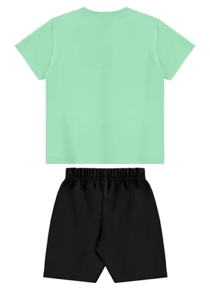 Bee Loop - Conjunto Camiseta e Bermuda Menino Verde - BEE LOOP