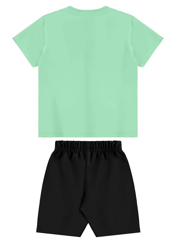 Bee Loop - Conjunto Camiseta e Bermuda Menino Verde 2