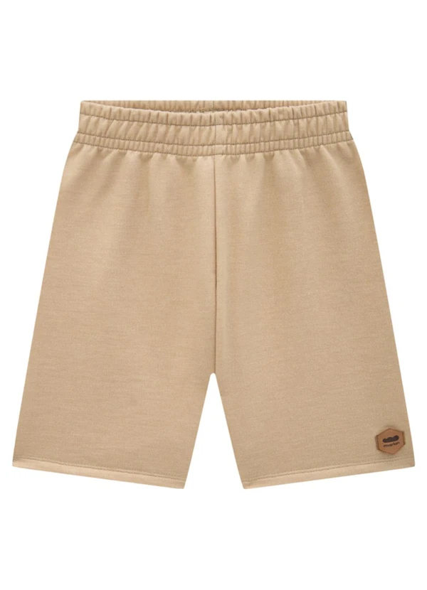 Marlan - Conjunto Camiseta e Bermuda Moletinho Amarelo 2