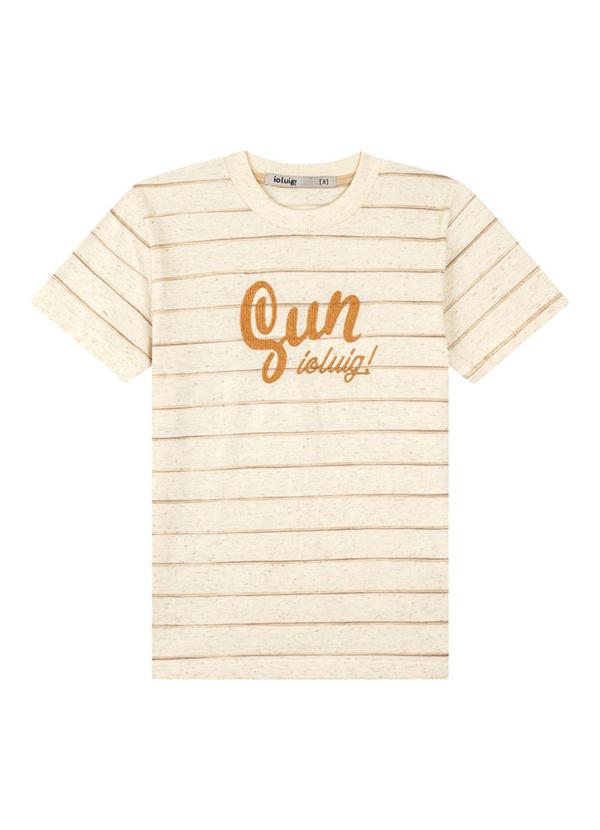 Ioluig - Conjunto Camiseta e Bermuda Moletinho Bege 3