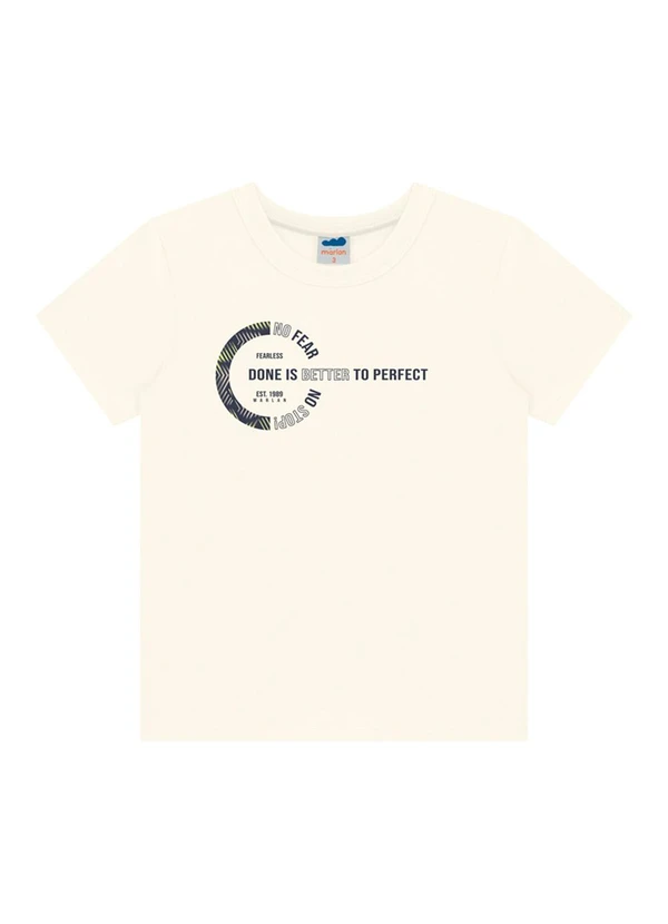 Marlan - Conjunto Camiseta e Bermuda Moletinho Bege 3