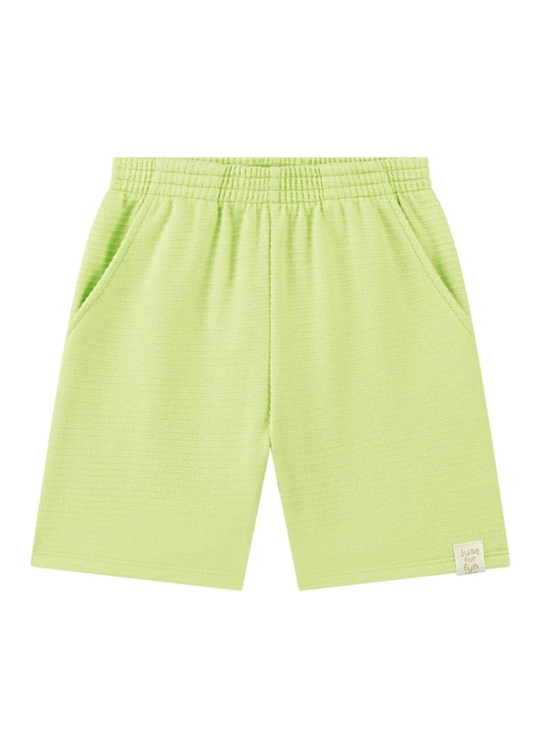 Marlan - Conjunto Camiseta e Bermuda Moletinho Bege 4