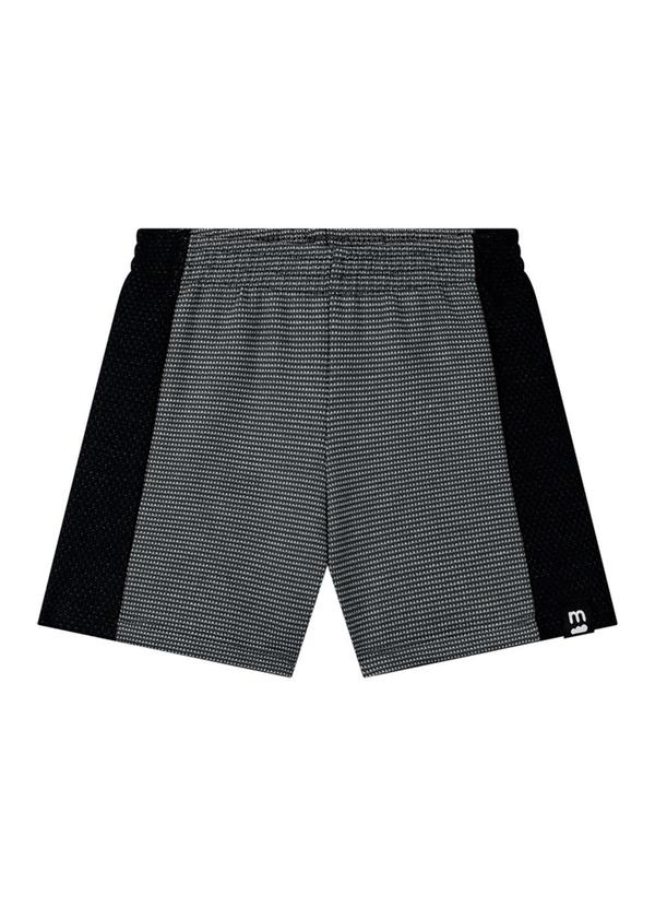 Marlan - Conjunto Camiseta e Bermuda Moletinho Preto 3