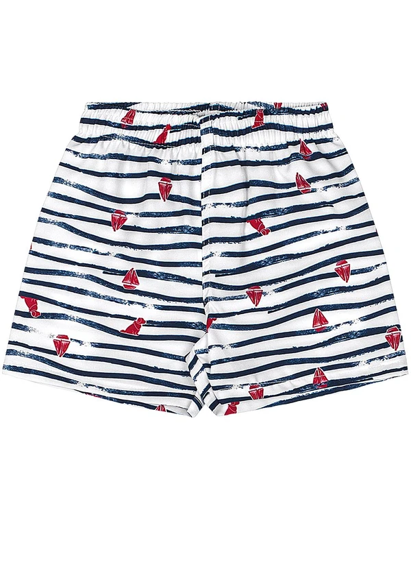 Quimby - Conjunto Camiseta e Bermuda para Bebê Azul 4