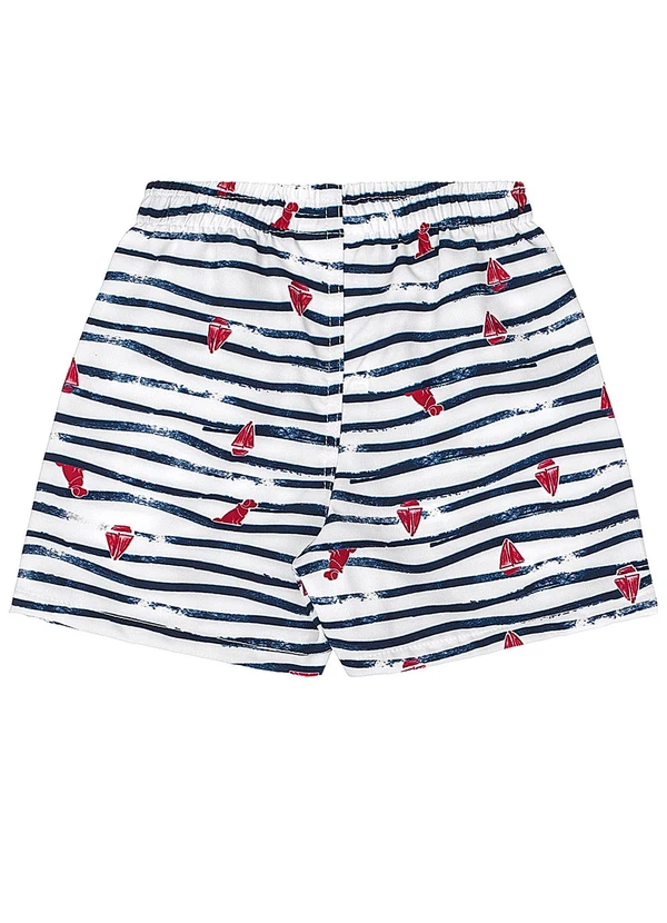 Quimby - Conjunto Camiseta e Bermuda para Bebê Azul 6