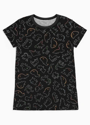 Marlan - Conjunto Camiseta e Bermuda Preto - MARLAN