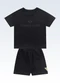 Fakini Kids - Conjunto Camiseta e Bermuda Bege - variação: Preto