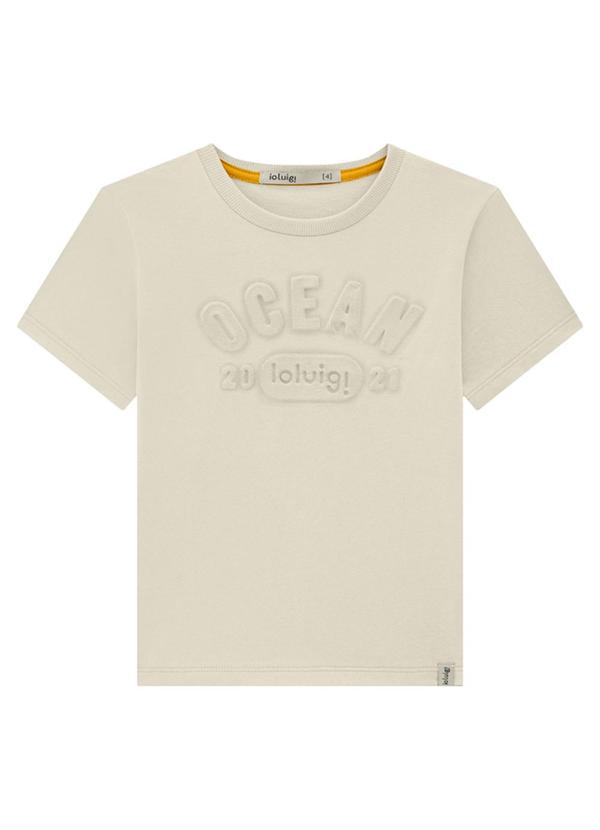 Ioluig - Conjunto Camiseta e Bermuda Sarja Ocean Bege 3