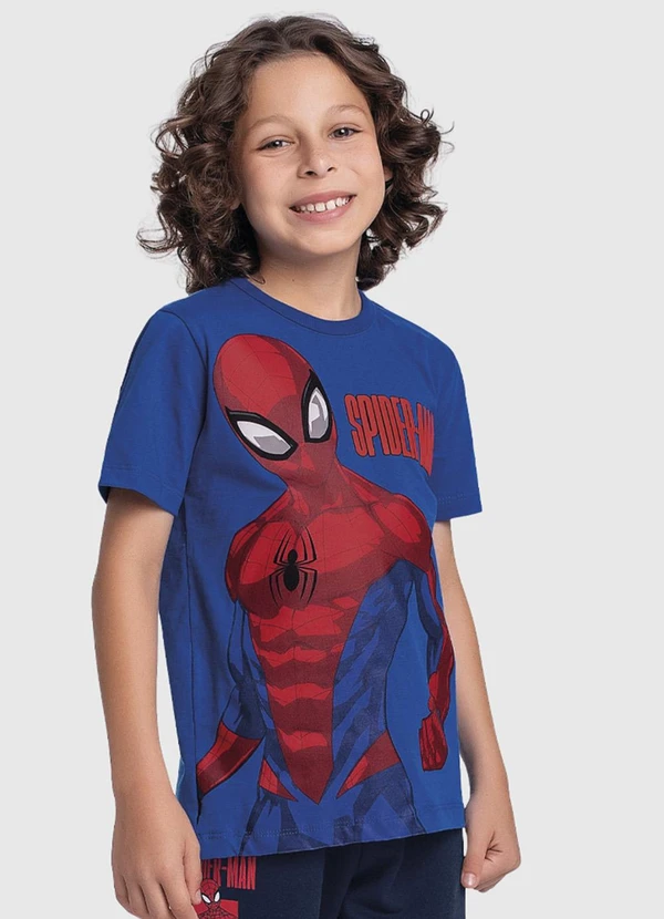 Fakini Kids - Conjunto Camiseta e Bermuda Spider-Man Azul 2
