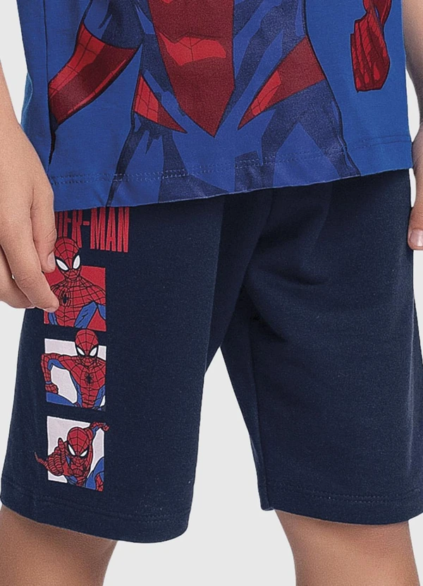 Fakini Kids - Conjunto Camiseta e Bermuda Spider-Man Azul 3