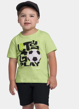 Fakini Kids - Conjunto Camiseta e Bermuda Verde - FAKINI KIDS