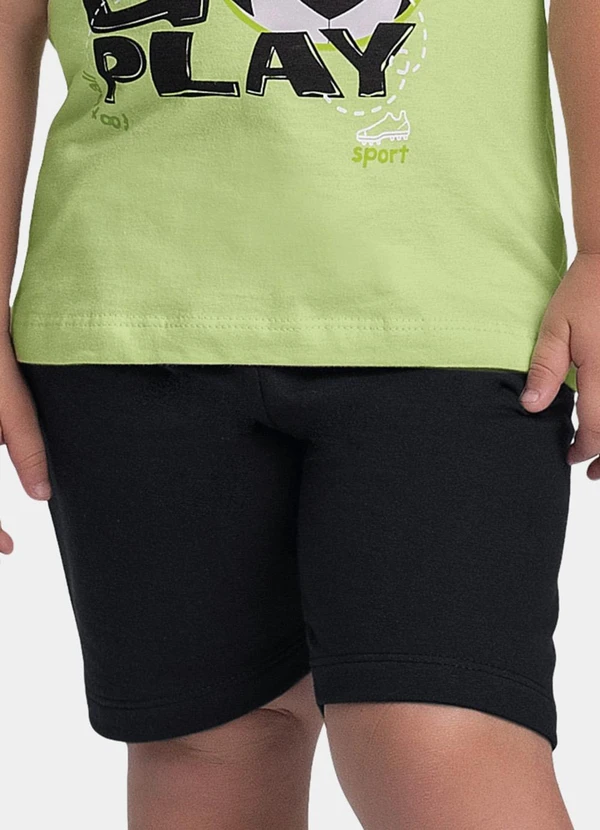 Fakini Kids - Conjunto Camiseta e Bermuda Verde 4