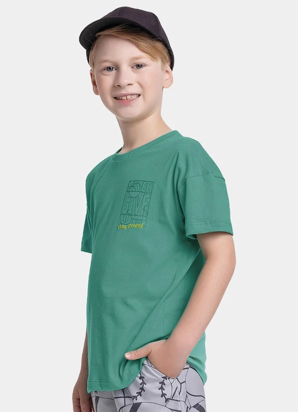 Fakini Kids - Conjunto Camiseta e Bermuda Verde 2