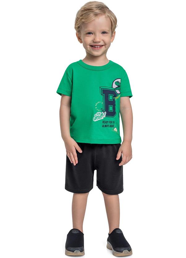 Bee Loop - Conjunto Camiseta e Bermuda Verde