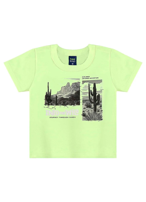 Bee Loop - Conjunto Camiseta e Bermuda Verde 3