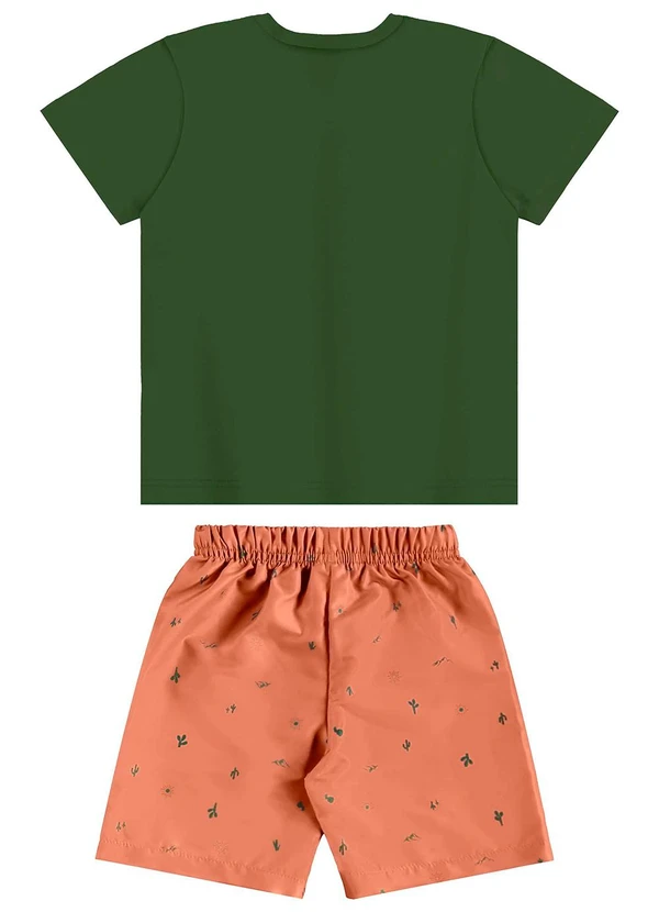 Bee Loop - Conjunto Camiseta e Bermuda Verde 3