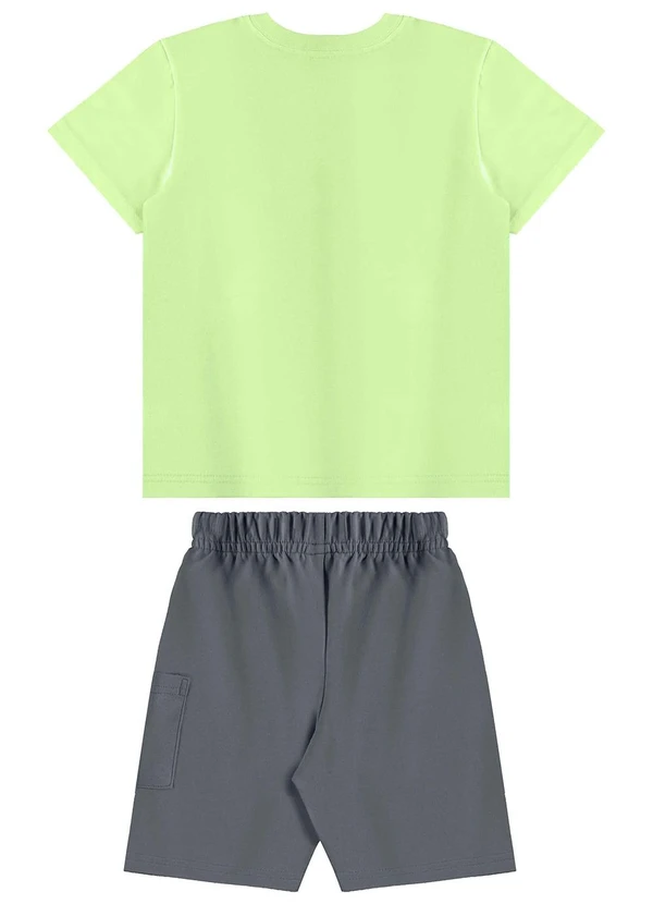 Bee Loop - Conjunto Camiseta e Bermuda Verde 2