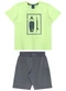 Bee Loop - Conjunto Camiseta e Bermuda Verde - variação: Verde