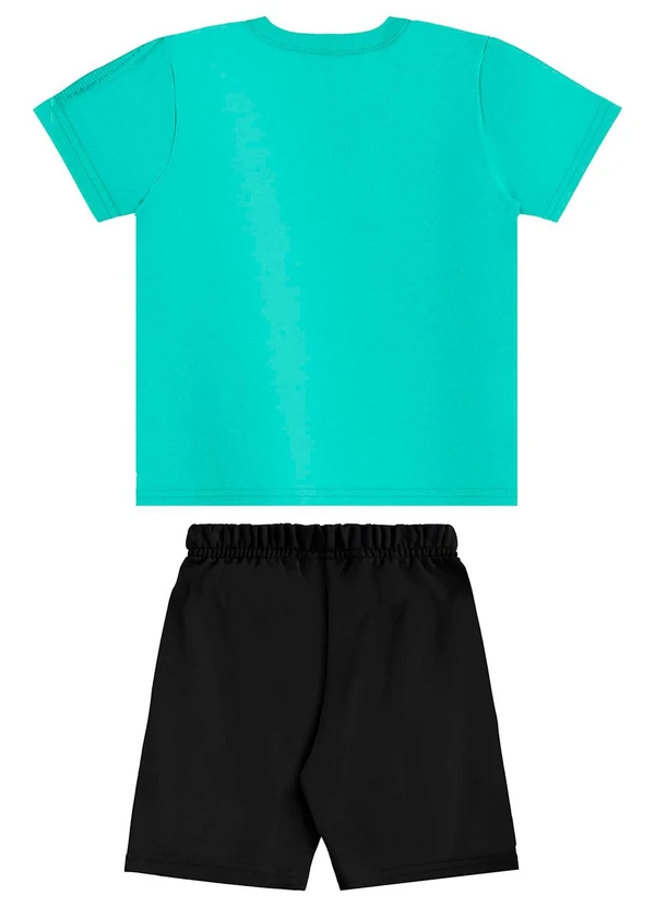Bee Loop - Conjunto Camiseta e Bermuda Verde 2