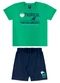 Bee Loop - Conjunto Camiseta e Bermuda Azul - variação: Verde