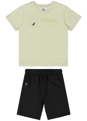 Quimby - Conjunto Camiseta e Bermuda Verde - QUIMBY