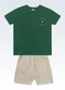 Fakini Kids - Conjunto Camiseta e Bermuda Azul - variação: Verde