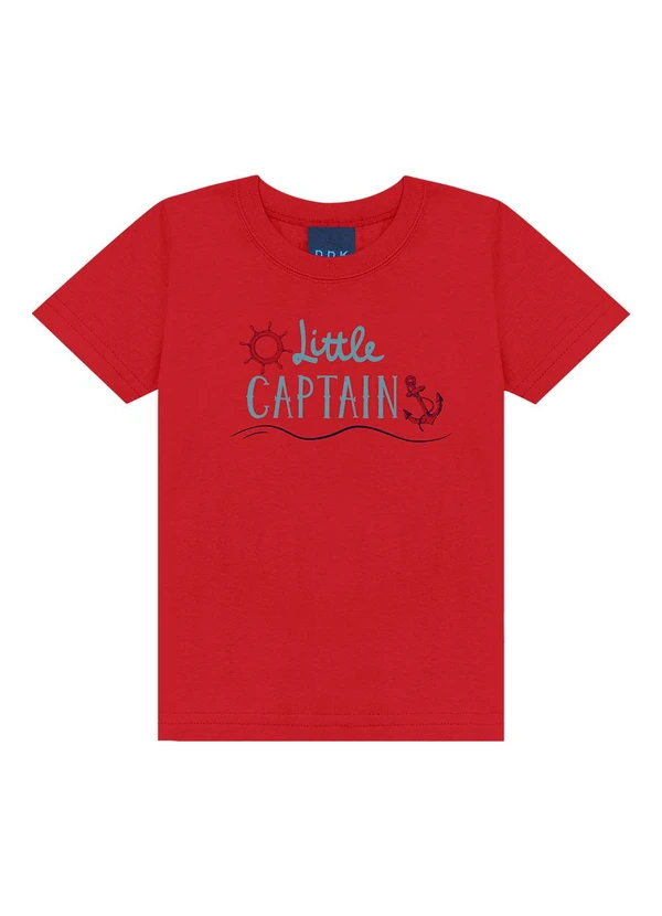 Ddk - Conjunto Camiseta e Bermuda Vermelho
