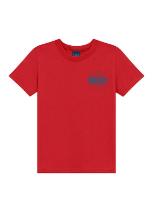 Ddk - Conjunto Camiseta e Bermuda Vermelho - DDK