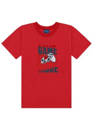 Ddk - Conjunto Camiseta e Bermuda Vermelho - DDK