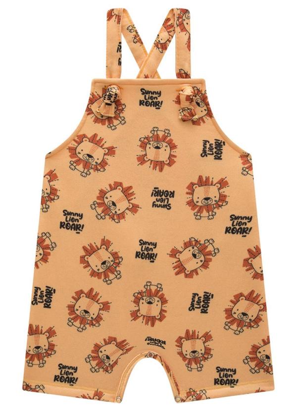 Marlan - Conjunto Camiseta e Jardineira Sunny Amarelo 3