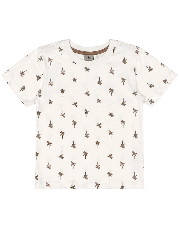 Quimby - Conjunto Camiseta Estampada Bermuda Quimby Branco 3