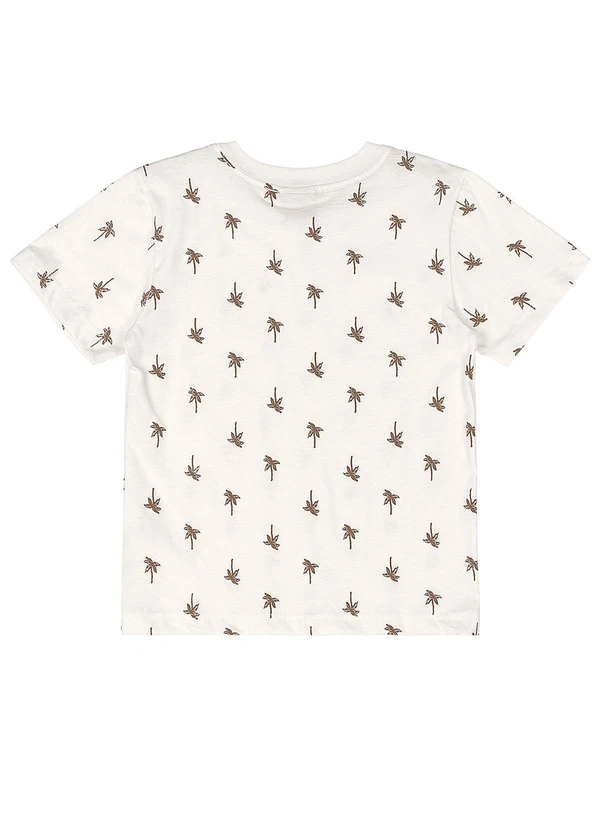 Quimby - Conjunto Camiseta Estampada Bermuda Quimby Branco 5