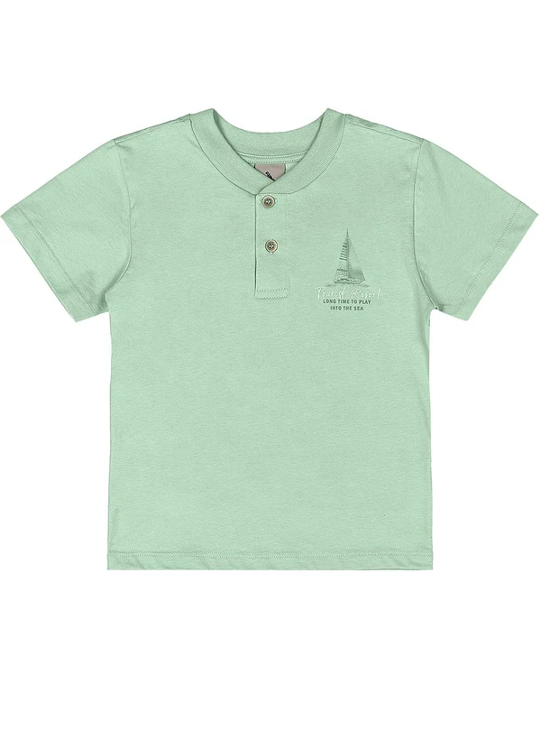 Quimby - Conjunto Camiseta Estampada Bermuda Verde 3