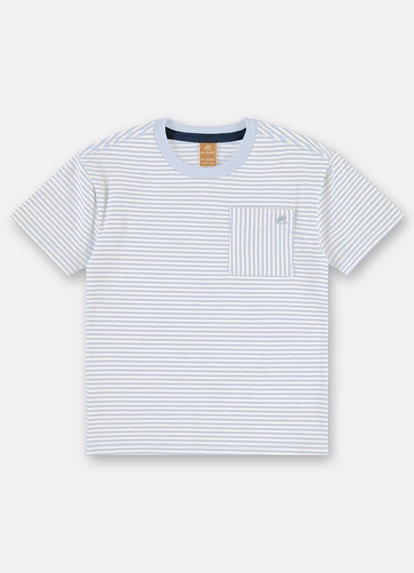 Up Baby - Conjunto Camiseta Estampado Bermuda Azul 3