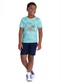 Ddk - Conjunto Camiseta e Bermuda Laranja - variação: Azul