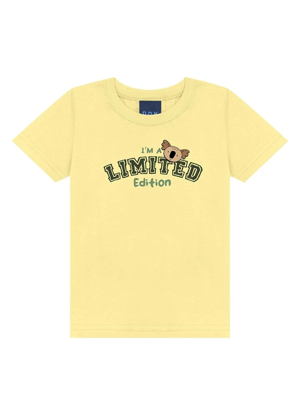 Ddk - Conjunto Camiseta I¿M a Limited Amarelo